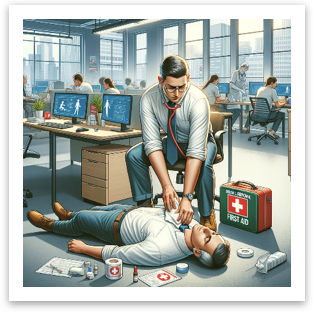 Apply initial First Aid